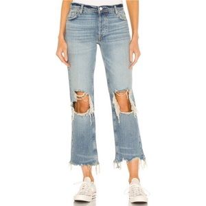 NWT Free People Maggie Mid-Rise Straight Leg Jeans
